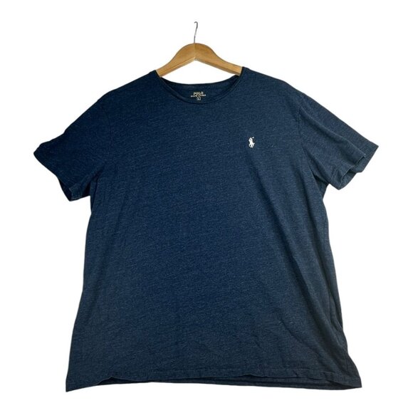 Polo‎ Ralph Lauren Mens Crewneck Short Sleeve Shirt size Large Blue - Picture 1 of 8